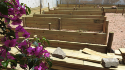 Obras en la huerta