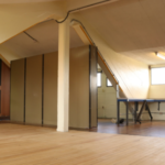 Vista de un salón