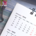 Calendario en inglés