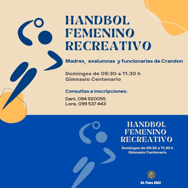 Convocatoria handbol recreativo femenino 2022