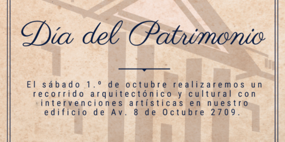 Invitación Día del Patrimonio 2022