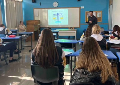 En clase de educación financiera