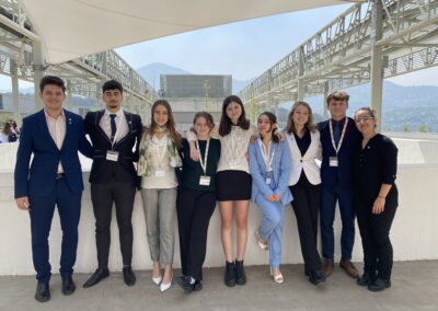 La delegación del Club Crandon ModelUN en Chile