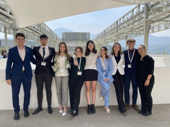 La delegación del Club Crandon ModelUN en Chile