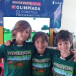 El equipo Minecraft de la Olimpíada Ceibal 2022