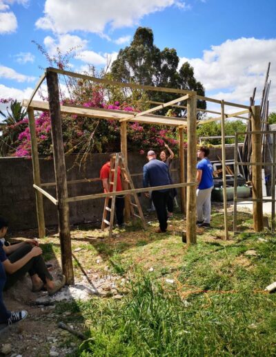 Construcción del invernadero