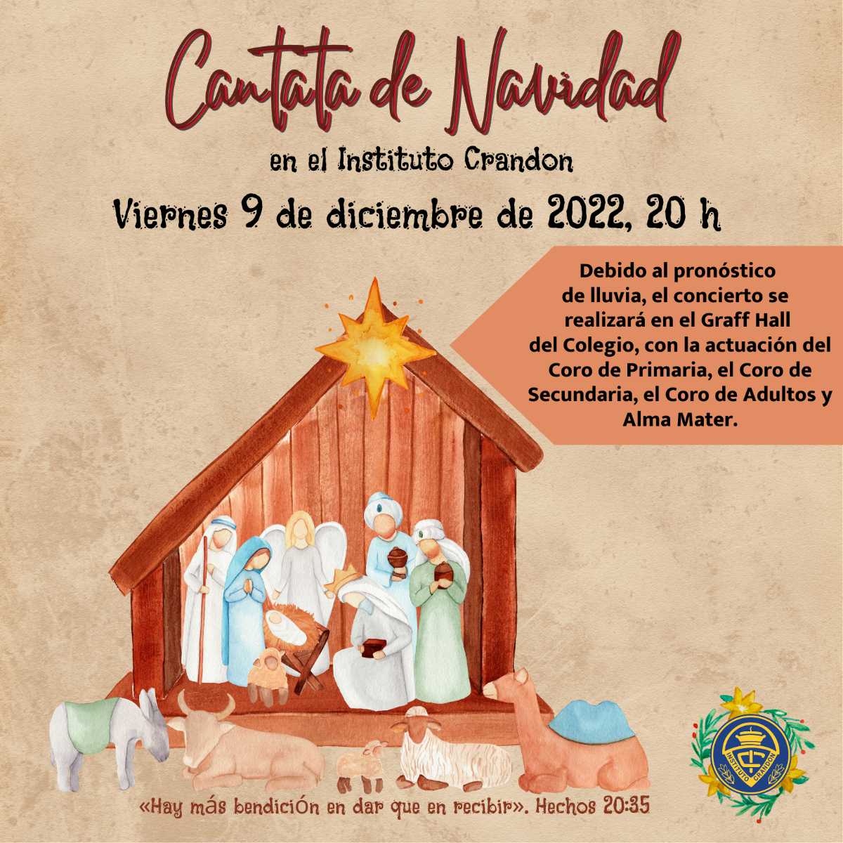 Invitación para la Cantata 2022