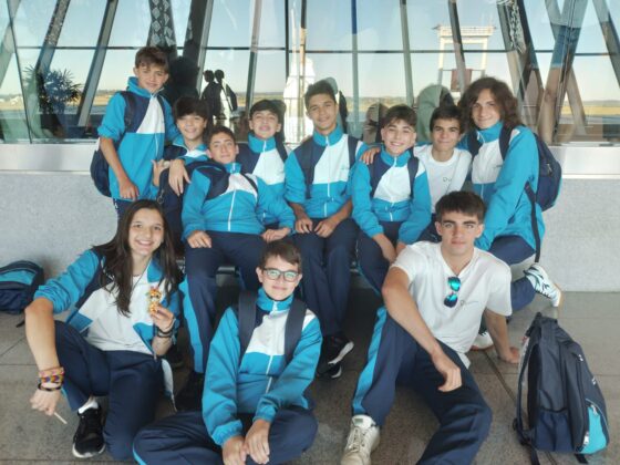 Delegación de Crandon en el aeropuerto de Carrasco