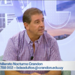El Prof. Federico Viana en canal 10