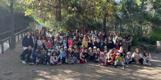 Una de las generaciones en el campamento