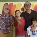 Nacho, su papá y sus hijos